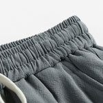 Buddha Stones Summer Drawstring Elastic Waist Frog-Button Ankle-Length Men's Cotton Linen Pants With Pockets