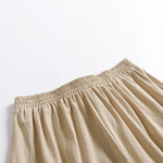 Buddha Stones Plain Lace-up Drawstring Design Men's Ankle-Length Cotton Linen Wide Leg Pants With Pockets