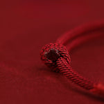 Buddha Stones 999 Gold Ring Design Handmade Luck Braided Red Rope Bracelet Anklet