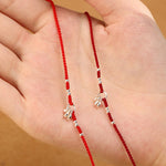 Buddha Stones Handcrafted 925 Sterling Silver Copper Coins Design Protection Strength Ultra-Thin Bracelet Anklet