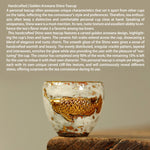 Buddha Stones Handcrafted Golden Arowana Koi Fish Ceramic Teacup Kung Fu Tea Cup Teapot