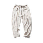 Buddha Stones Drawstring Elastic Waist Ankle-Length Men's Polyester Pants With Pockets