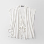 Buddha Stones Summer Solid Color V-Neck Sleeveless Men's Cotton Linen Vest