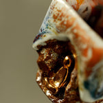Buddha Stones Hand-painted Dunhuang Meditating Buddha Shino Ceramic Teacup Kung Fu Tea Cup