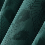 Buddha Stones Spring Grass Vines Print Buttons Design Long Sleeve Midi Dress With Pockets