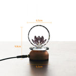 Buddha Stones Lotus Copper Brass New Beginning Home Decoration