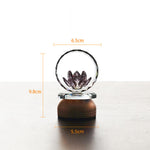 Buddha Stones Lotus Copper Brass New Beginning Home Decoration