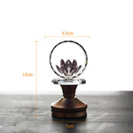Buddha Stones Lotus Copper Brass New Beginning Home Decoration