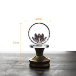 Buddha Stones Lotus Copper Brass New Beginning Home Decoration