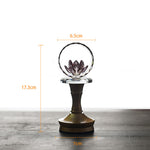 Buddha Stones Lotus Copper Brass New Beginning Home Decoration