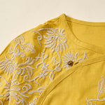 Buddha Stones Casual Floral Pattern Crew Neck Women's Cotton T-shirt