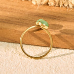 Buddha Stones Titanium Steel Balance Calm Ring