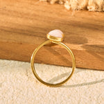 Buddha Stones Titanium Steel Balance Calm Ring