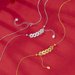 Buddha Stones 925 Sterling Silver Five-Emperor Coins Protection Ring Bracelet Necklace Pendant
