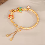 Buddha Stones 925 Sterling Silver Butterfly Flower Protection Bracelet