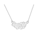 Buddha Stones 999 Sterling Silver Flower Blessing Necklace Pendant