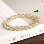 Buddha Stones Natural Golden Rutilated Quartz Auspiciousness Protection Bracelet