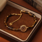 Buddha Stones Natural Tiger Eye Protection Strength Chain Bracelet