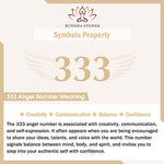 Buddha Stones Titanium Steel 000-999 Angel Numbers Adjustable Black String Faith Bracelet