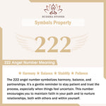 Buddha Stones Titanium Steel 000-999 Angel Numbers Adjustable Black String Faith Bracelet