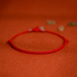 Buddha Stones Red String Plaited Jade Protection Adjustable Cats Dogs Pet Collar