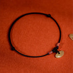 Buddha Stones Red String Plaited Jade Protection Adjustable Cats Dogs Pet Collar