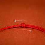 Buddha Stones Red String Plaited Jade Protection Adjustable Cats Dogs Pet Collar