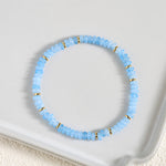 FREE Today: Serenity and Healing Natural Aquamarine Fine 4mm Bead Pearl Bracelet