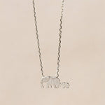 Buddha Stones "FOR DEAREST MOTHER" Elephant 925 Sterling Silver Necklace Pendants Includes Gift Message Card