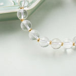 Buddha Stones Clear Quartz Zakiram Protection Bracelet
