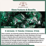 Buddha Stones Natural Malachite Bead Purity Necklace