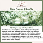 Buddha Stones Natural Rose Quartz Green Aventurine Round Crystal Healing Necklace