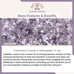 Buddha Stones 3pcs "Find Your Quiet Center" Fire Agate Clarity Bracelet Includes Gift Message Card