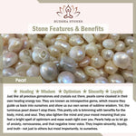 Buddha Stones Hetian Jade Peace Buckle Pearl Safety Chain Anklet