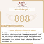 Buddha Stones "Attract Abundance and Success" 888 Angel Number Natural Yellow Aventurine Key Chain Hanging Decoration Includes Gift Message Card