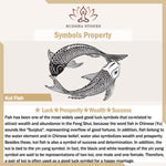 Buddha Stones Copper Koi Fish Success Vintage Ethnic Bracelet
