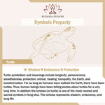 Buddha Stones Carved Wood Turtle Om Mani Padme Hum Focus Keychains