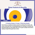 FREE Today: Blessing and Power Copper Dzi Beads Evil Eye Adjustable Ring
