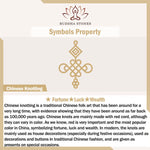 Buddha Stones Hand-Woven Multicolor Cord Chinese Knotting Peach Blossom Luck Couple Bracelet