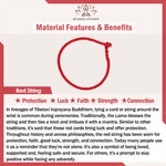 Buddha Stones Alloy Chinese Coin Gourd Pendant Wealth Double-Strand Red String Bracelet