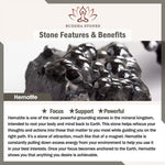 FREE Today: Strength and Support 2Pcs Tiger Eye Hematite Square Double Wrap Beaded Bracelet