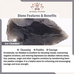 Buddha Stones PiXiu Ice Obsidian Auspicioisness Bracelet