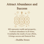 Buddha Stones "Attract Abundance and Success" 888 Angel Number Natural Yellow Aventurine Key Chain Hanging Decoration Includes Gift Message Card