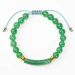 Buddha Stones Amethyst Green Aventurine Tiger Eye Strawberry Quartz Positive Transformation Bracelet