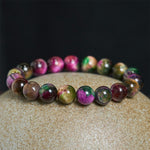 FREE Today: Self Confidence and Protection Red Tiger Eye Colorful Bead Bracelet