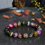 FREE Today: Self Confidence and Protection Red Tiger Eye Colorful Bead Bracelet