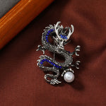 FREE Today: Protection and Strength Domineering Dragon Pearl Brooch