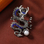 FREE Today: Protection and Strength Domineering Dragon Pearl Brooch