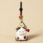 FREE Today: Wisdom and Peace Chinese Zodiac Linden Wood Engraved Plum Blossom Peace Safe Om Mani Padme Hum Key Chain