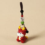 FREE Today: Wisdom and Peace Chinese Zodiac Linden Wood Engraved Plum Blossom Peace Safe Om Mani Padme Hum Key Chain